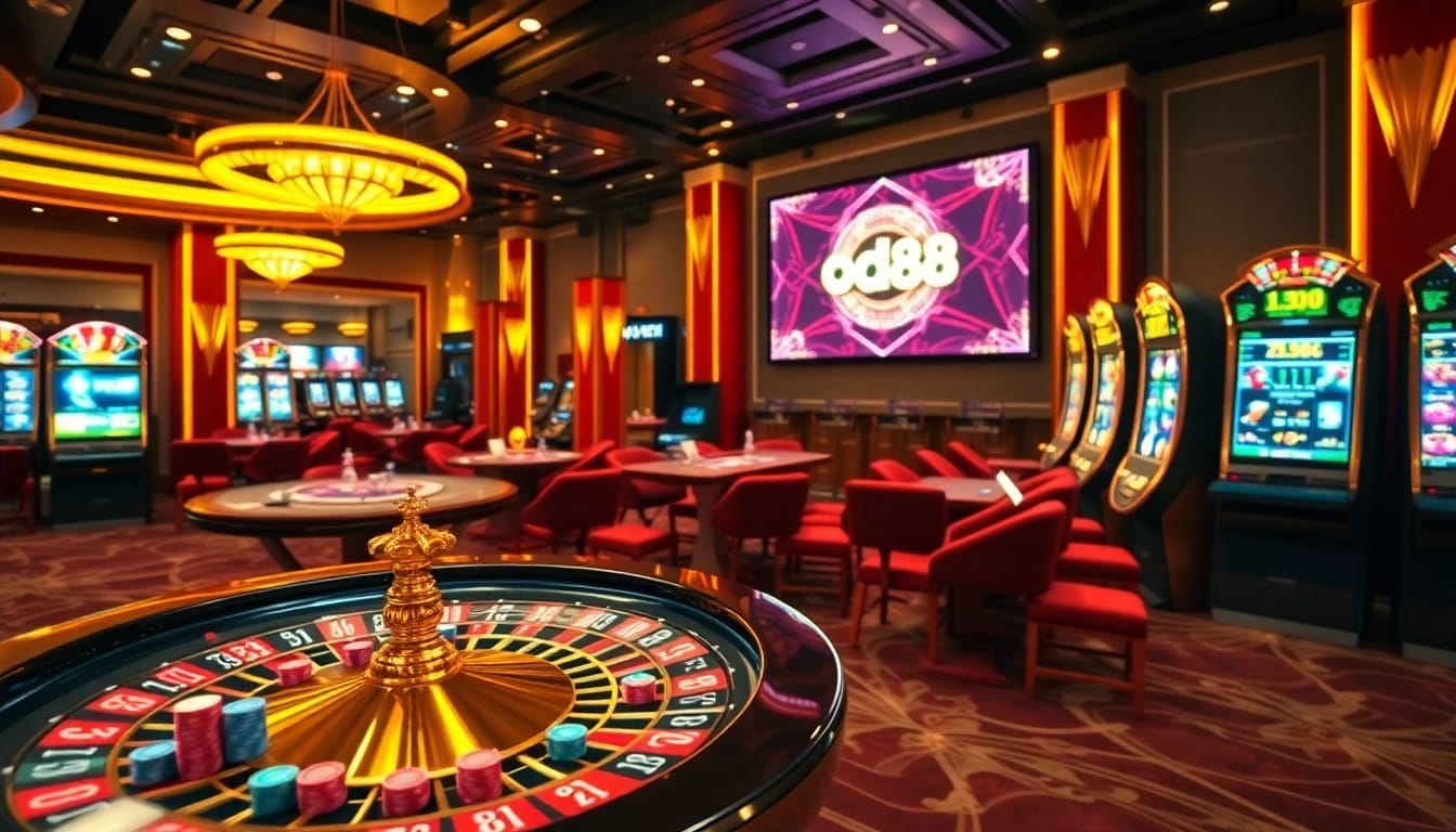 Experience thrilling gameplay at Lode88 ai casino tables with rich visuals of chips and cards.