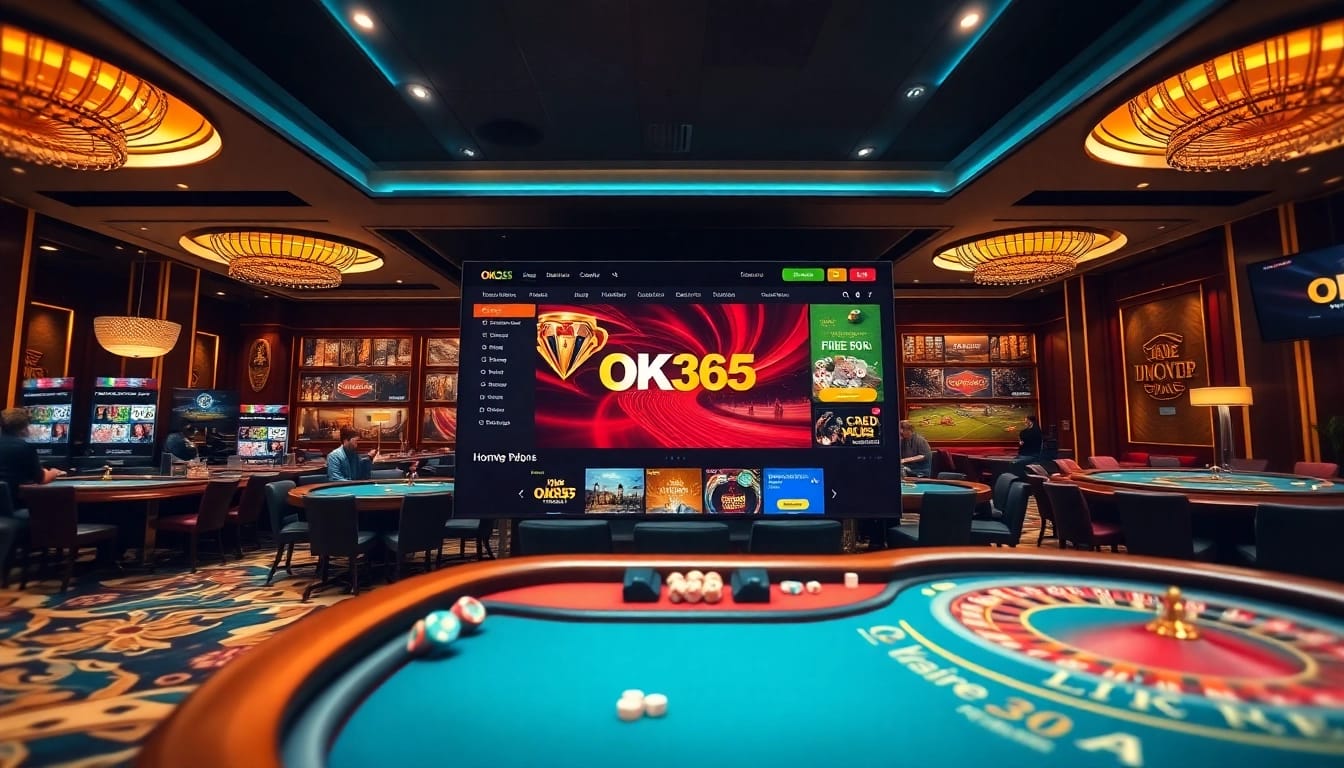 Experience the thrill of betting at nhà cái OK365 with vibrant casino games and live action.