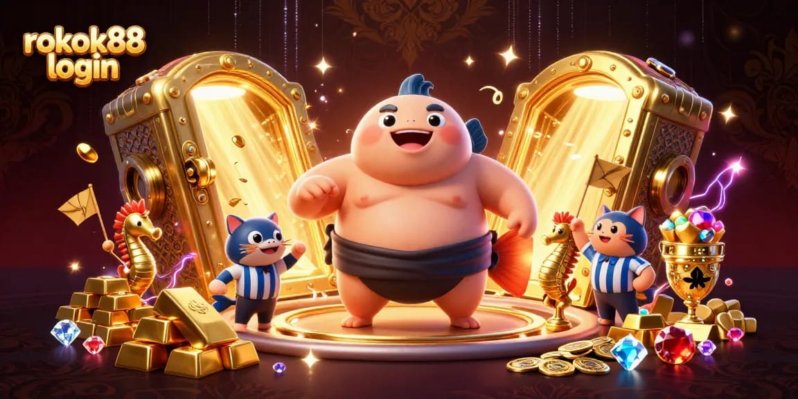 Experience immersive fun in rokok88 login – an underwater casino scene with vibrant action!