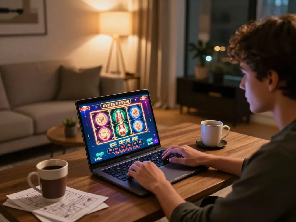 Engage with DA88 VIP as you enjoy online casino gaming at home with vibrant slot displays.