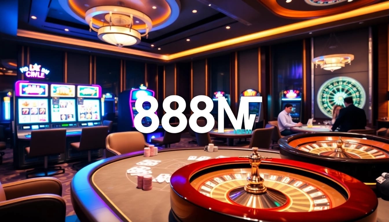 Experience the thrill of betting with nhà cái 888NEW in a luxurious casino environment.