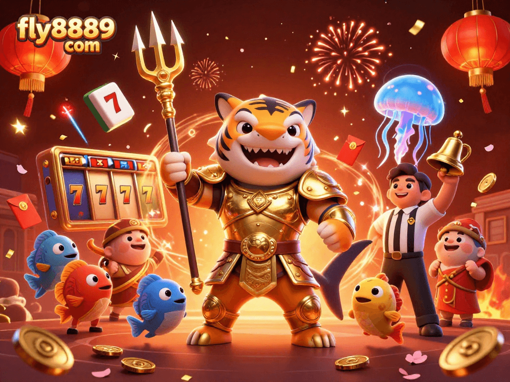 Engage with exciting challenges at fly8889 com while exploring the vibrant 3D underwater casino scene.
