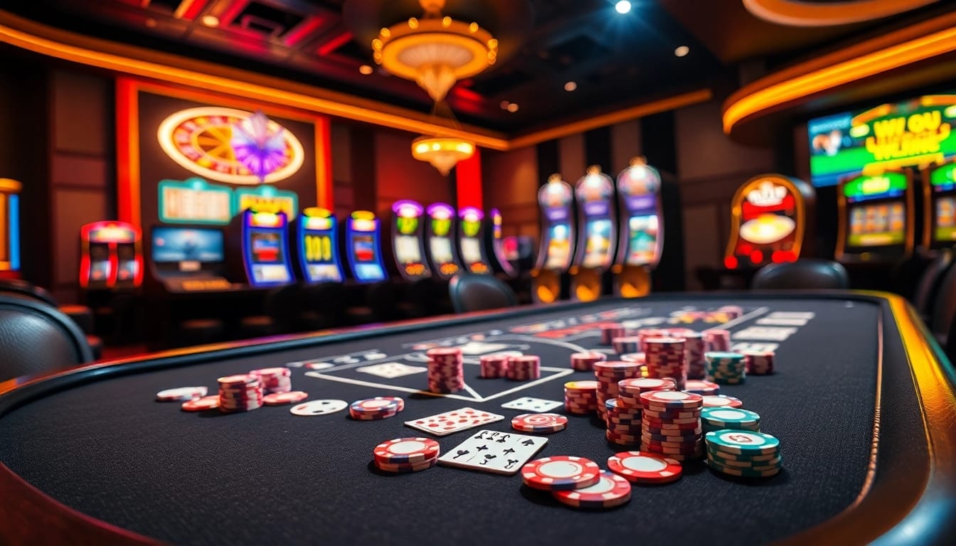 Experience the thrill of gambling at the website vin88 with vibrant casino elements and enticing games.