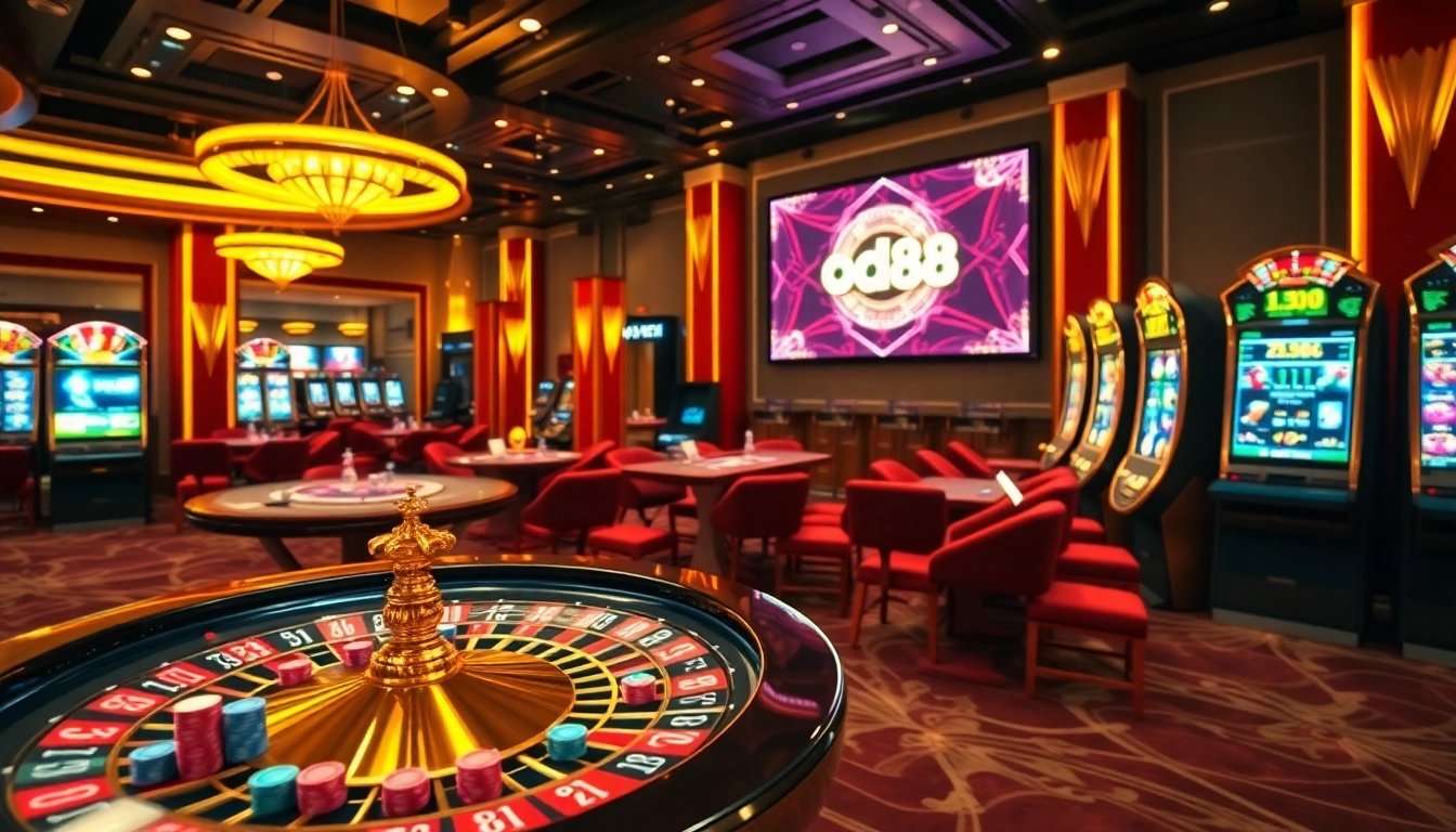 Experience thrilling gameplay at Lode88 ai casino tables with rich visuals of chips and cards.