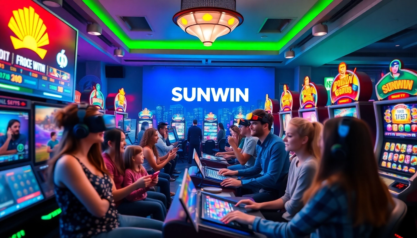 SUNWIN online gaming platform showcasing diverse games and an engaging community atmosphere.