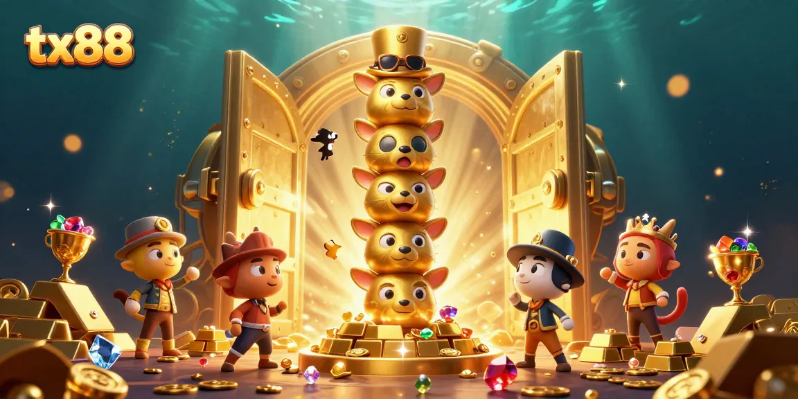 Experience the thrilling entertainment of tx88 with vibrant casino elements and dynamic visuals.