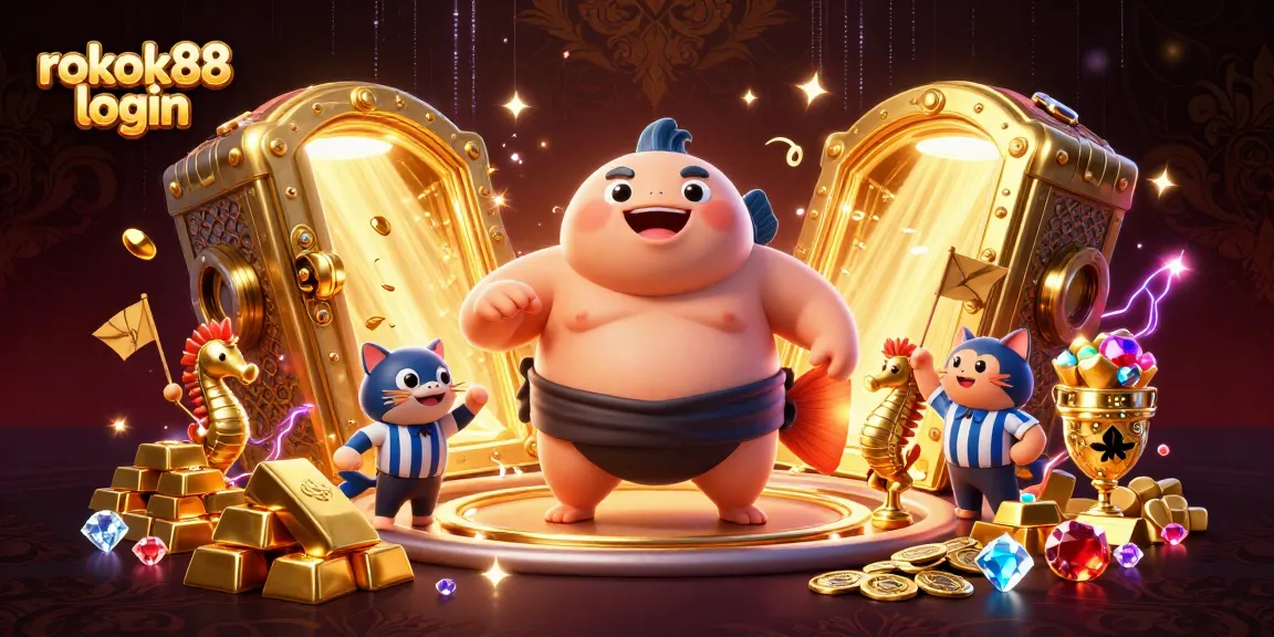 Experience immersive fun in rokok88 login – an underwater casino scene with vibrant action!