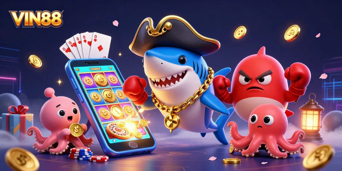 Spin the reels with VIN88 and win gold coins in a vibrant casino adventure!