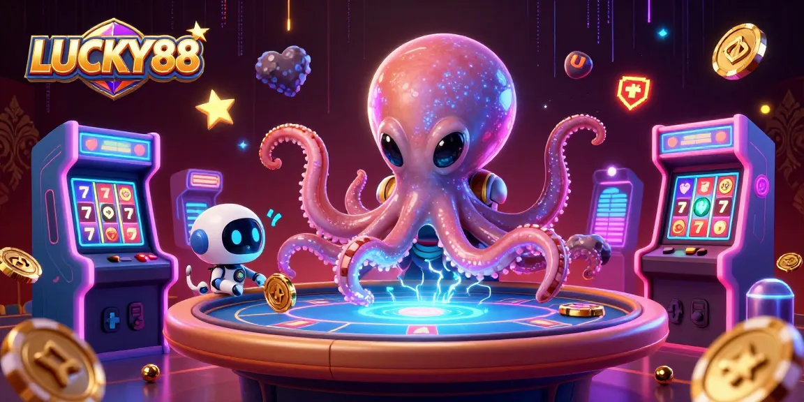 Experience thrilling games at LUCKY88 with vibrant visuals and engaging casino elements.