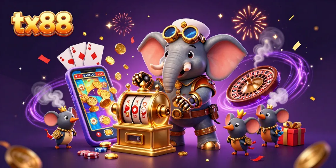 Play exciting games and win prizes at tx88 with vibrant 3D cartoon characters and captivating casino action.