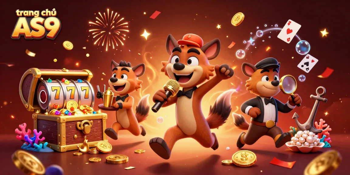 Experience thrilling fun at trang chủ AS9 with hyenas in a vibrant casino club atmosphere.
